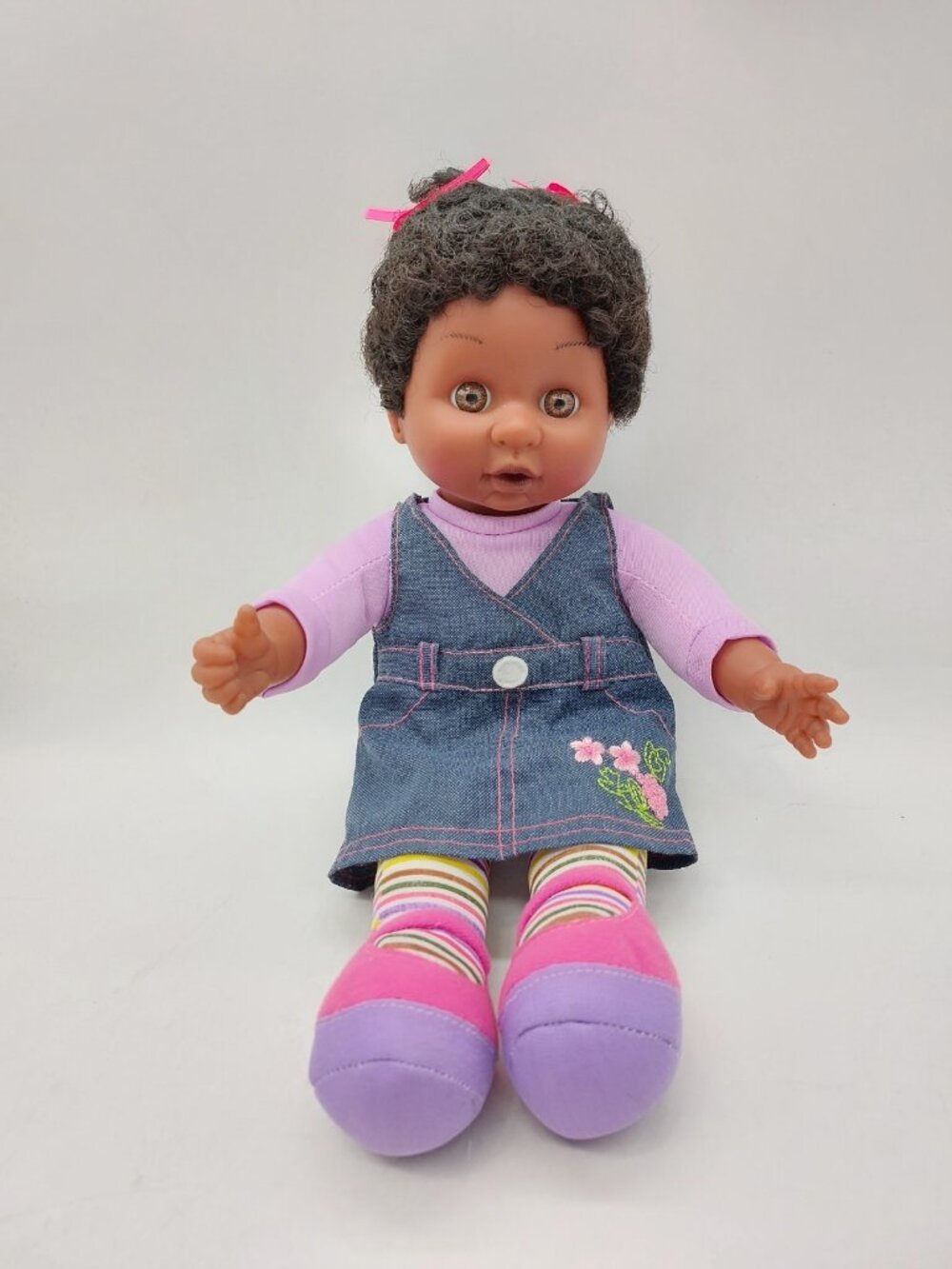 Uneeda African American Doll 13" Black Hair 2010